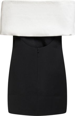 Self Portrait Womens Black Crepe Flower Mini Dress Polyester