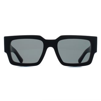 Prada Rectangle Mens Black/Talc Dark Grey PRB17S - One Size