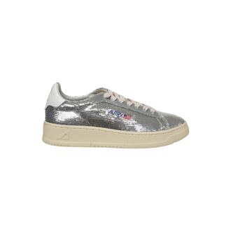 Autry Dallas Low Sparkling Sneakers - Dames - Sneakers - Grijs - 37 EU - Katoen - Schoenen