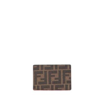 Fendi Pre-owned Wallets, female, Brown, Size: ONE SIZE Pre-owned Card Holder