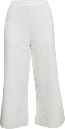 Stella McCartney Pantaloni in cotone - Bianco