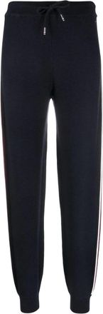 Tommy Hilfiger Regular global joggingbroek - Dames - Sweatpants - Blauw - M - Katoen - Broeken