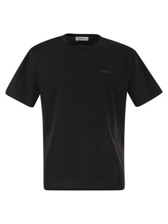 Premiata Baumwoll-T-Shirt mit technischen Details und Logo