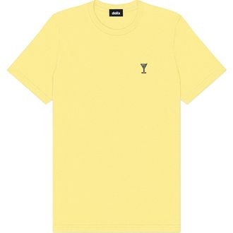 Dalix Mens Martini Cotton Tee in Yellow at Nordstrom, Size Xxx-Large