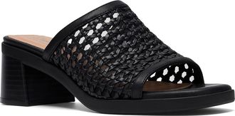 Clarks Jaylan Slide Womens Sandals Black Synthetic : 7.5 B - Medium, Leather