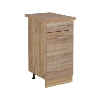 Vicco Mueble Bajo De Cocina R-line, Sonoma, 40 Cm, Et Roble
