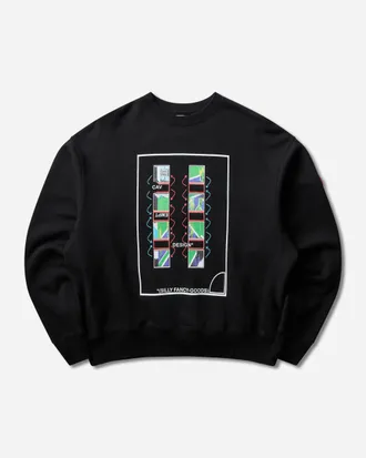 Cav Empt Men s MD Charged Crewneck Sweatshirt Black