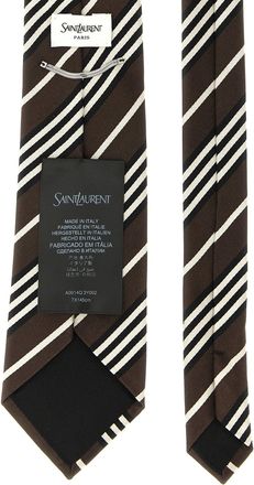 Saint Laurent Paris Necktie - Brown