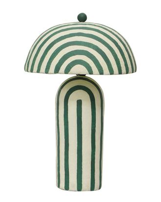 TOV Furniture Maiori Striped Papier Mache Table Lamp