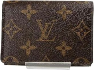 Louis Vuitton Pre-owned Wallets, female, Brown, Size: ONE SIZE Pre-owned Canvas Wallet
