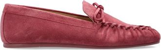 Stuart Weitzman Britt Bow Loafer - Dames - Loafers - Roze - 39 EU - Leer - Schoenen