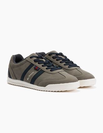 Ben Sherman Mens Ben Sherman Keeler Mens Grey/Navy Trainers - Size: 12