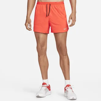 Nike Mens Stride Dri-FIT 5 Brief-Lined Running Shorts in Red | DM4755-635