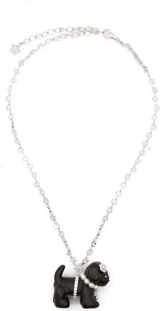 Yvmin Puppy Necklace Silver 925 Plated 18K Gold