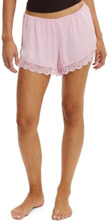 Cotton On Womens Washed Satin Lace Short in Rosy Haze Pink at Nordstrom, Size X-Small