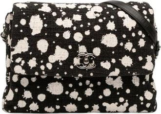 Chanel Pre-owned Painted Tweed Crossbody - Dames - Vintage Schoudertas - Veelkleurig - ONE Size - Tweed - Vintage
