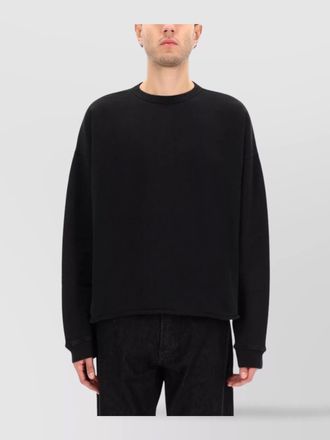 Ymc You Must Create long sleeve ribbed cuff crew neck sweater