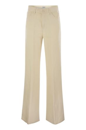 Dondup Amber - Five-Pocket Wide-Leg Trousers