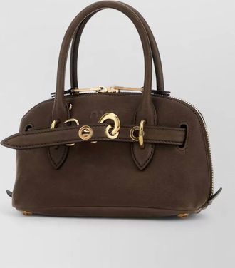 Miu Miu leather mini aventure shoulder bag top handle
