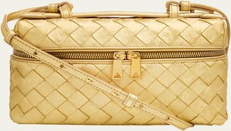 Bottega Veneta Bang Bang Laminated Leather Vanity Crossbody Bag