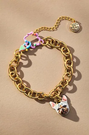 Susan Alexandra Pet Portrait Charm Bracelet