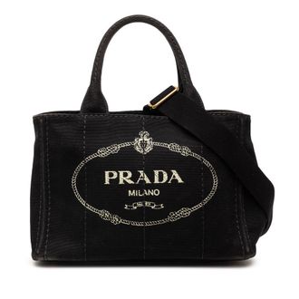 Prada Pre-owned Prada Small Canvas Canapa Logo Satchel Ladies 35P0IT3QC8OHSKH7