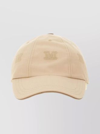 Max Mara curved brim baseball cap design