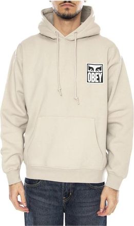 Obey Hoodies - Heren - Hoodies - Beige - L - Hoodies & sweatvesten