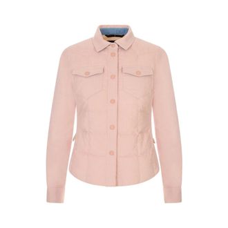 Moncler Nangy Corduroy Shirt Jacket - female - Moncler - Light Jackets - Pink - XS - Jackets