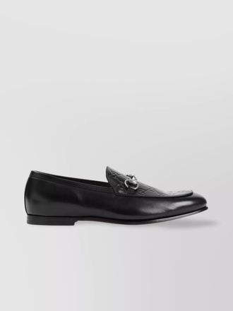 Gucci leather horsebit loafers