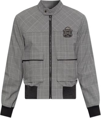 Dolce & Gabbana Jacket met Ruitpatroon - Heren - Zomerjassen - Grijs - M - Jassen