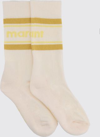 Isabel Marant Calze in cotone stretch con logo jacquard