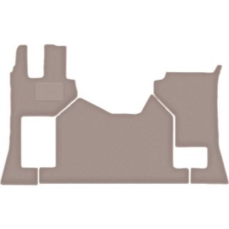 OEM Alfombrillas De Terciopelo Beige Para Mercedes Actros Mp5 (2019-)
