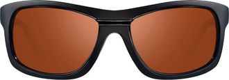 Revo Genesis 57mm Polarized Rectangular Sunglasses in Matte Black at Nordstrom Rack