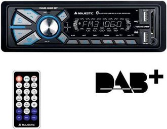 Majestic New Majestic Dab-442 Bt Receptor Multimedia Para Coche Negro 180 W Bluetooth