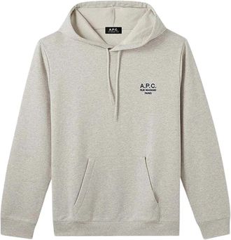 A.P.C. Marvin Hoodie - Heren - Hoodies - Grijs - S - Katoen - Hoodies & sweatvesten