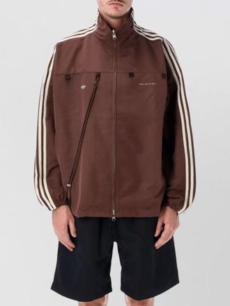 adidas utility track jacket high neck pockets