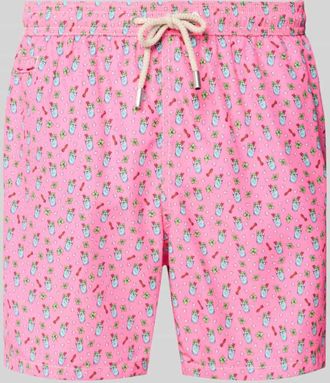 MC2 Saint Barth Badehose im Allover-Look Modell LIGHTING MICRO FANTASY in Pink, Gr&ouml;&szlig;e XXL