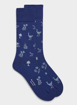Paul Smith Mens On vacation dress socks
