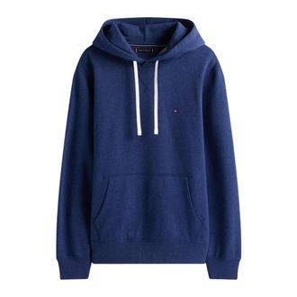 Tommy Hilfiger Hoodies & sweatvesten, Heren, Blauw, S, Katoen, Essential Fleece Hoodie