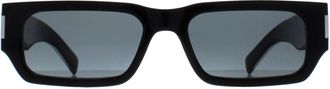 Saint Laurent Rechthoekig Heren Zwart Grijs SL660