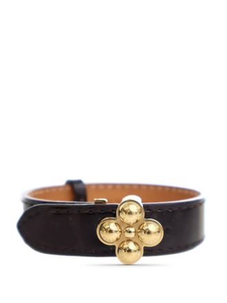 Louis Vuitton 2009 Monogram Vernis Bloom It Bracelet 17 costume bracelet - Brown