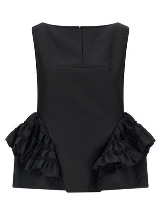 Dries Van Noten Black Casey Top
