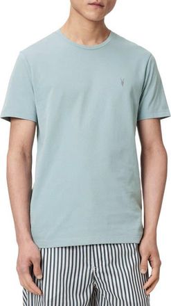 AllSaints Brace Cotton T-Shirt in Salton Blue at Nordstrom, Size Xx-Large