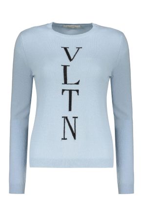 Valentino Garavani Long Sleeve Crew-neck Sweater