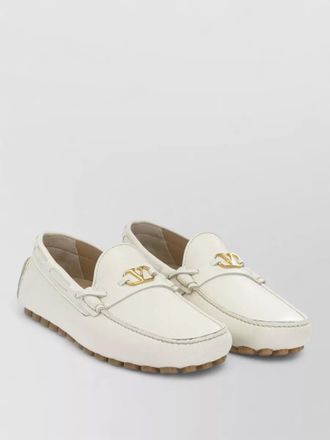 Valentino Garavani driver moccasins round toe rubber sole
