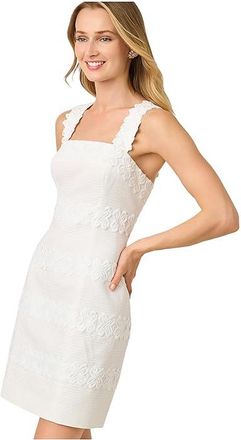 Lilly Pulitzer Davis Dress Womens Dress Resort White : 14, Cotton