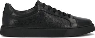 Kazar Minimalistische Sneakers - Heren - Sneakers - Zwart - 42 EU - Leer - Schoenen