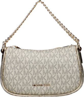Michael Kors Gold Fabric Womens Handbag
