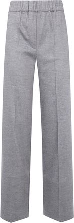 D.exterior D. EXTERIOR Wide-Leg Trousers Flannel Wide Leg Trousers